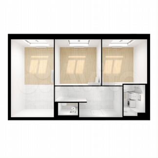 2-к квартира, 60.9 м², 4/33 эт.