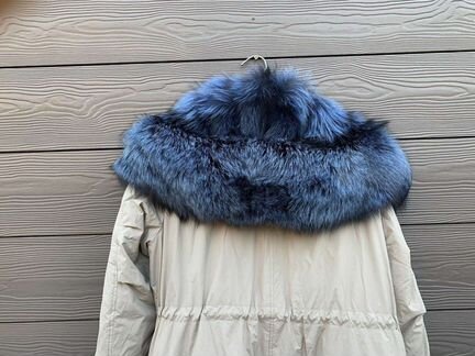 Парка с натуральным мехом