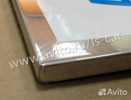 Рамка для номерного знака 001chrome