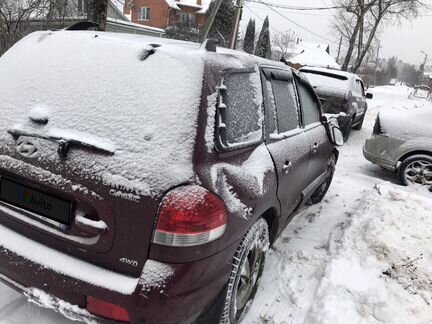Hyundai Santa Fe 2.0 AT, 2008, битый, 200 000 км