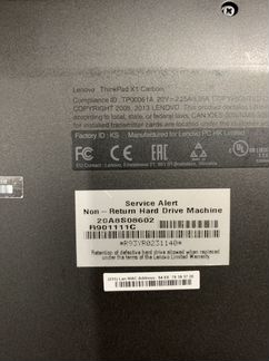 Ноутбук Lenovo Thinkpad x1 Carbon