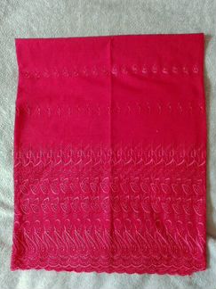 Ткань вискоза с вышивкой