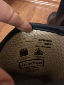 Резиновые сапоги hunter