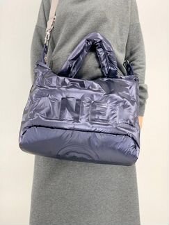 Сумка Chanel женская спортивная дутая фиолетовый