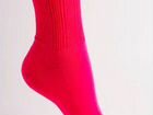 Носки женские высокие без резинки красного цвета объявление продам