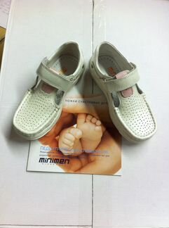 Новые кожаные ортоп Мокасины Минимен