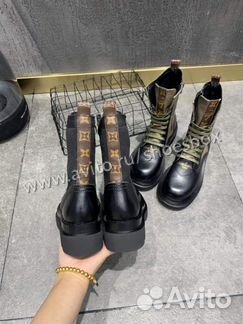 Сапоги Louis Vuitton, натуральная кожа и мех