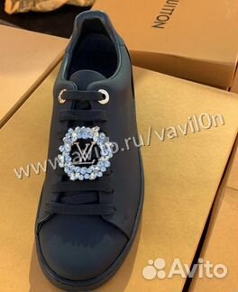 Чёрные кеды Louis Vuitton