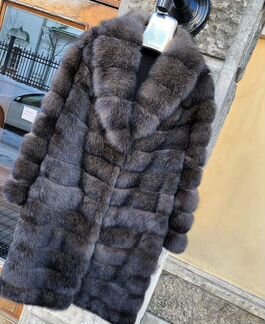 Шуба из соболя.LUX седина 4-5