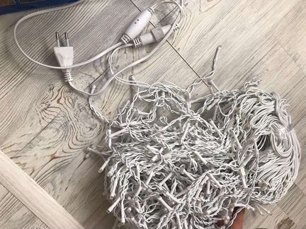 Гирлянда бахрома уличная 25 м