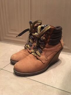 Ботильоны немецкой фирмы из замши