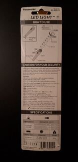 Фонарик Panasonic новый