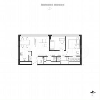2-к апартаменты, 54.2 м², 21/26 эт.