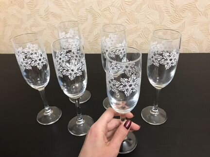 Бокалы 6 шт