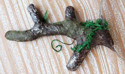 Эльфийские лесные рожки на ободке с палочкой