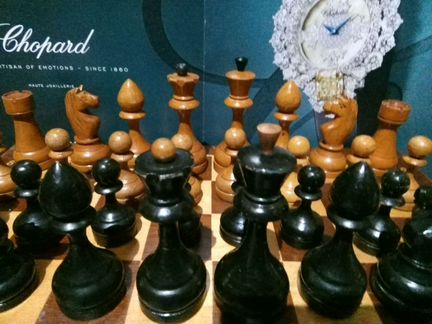 Шахматы СССР, дерево, доска 40Х40