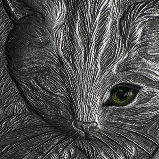 Монета Кошачий глаз Глаз кошки Ниуэ 2016 AG футляр