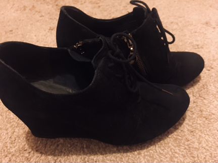 Ботильоны Clarks замша