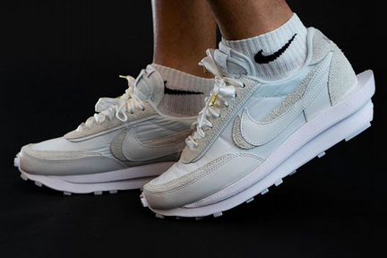 Nike LD Waffle Sacai White Nylon, 13 US