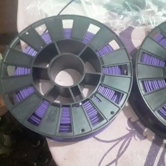 2 катушки ABS филамента, фиолетовый,диаметр 3 мм