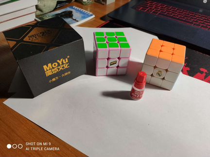 MoYu 3x3x3 WeiLong GTS 3M и MoYu 3x3x3 WeiLong GTS