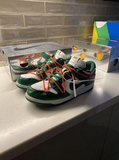 Nike Dunk Low Off-White Pine Green