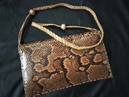 Сумка из натур кожи питона. Винтаж (77-78гг)