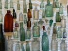 Коллекция старинных бутылок