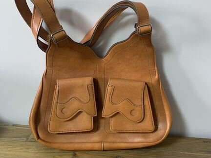 Сумка рыжая винтаж