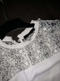 Блузка ажурная