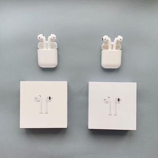 Airpods 2 с функцией беспроводной зарядки