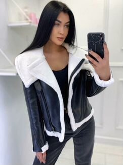 Дубленка укороченная