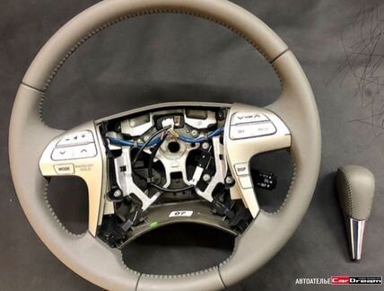 Кожаный руль новый Toyota Camry v40