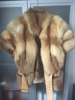 Полушубок из меха лисы
